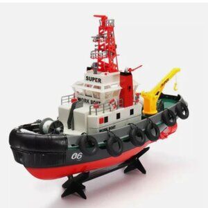 RC Henglong 3810 2.4G RTR Seaport Tug Boat With Lights & WORKING WATER HOSE